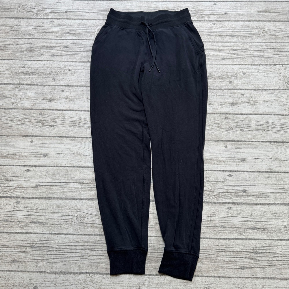 Lululemon Sweatpants Women's 4 Black Modal Blend Athletic Training Yoga Joggers